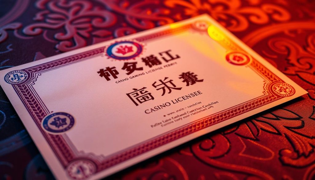 ใบอนุญาตคาสิโน ใบอนุญาตคาสิโน
