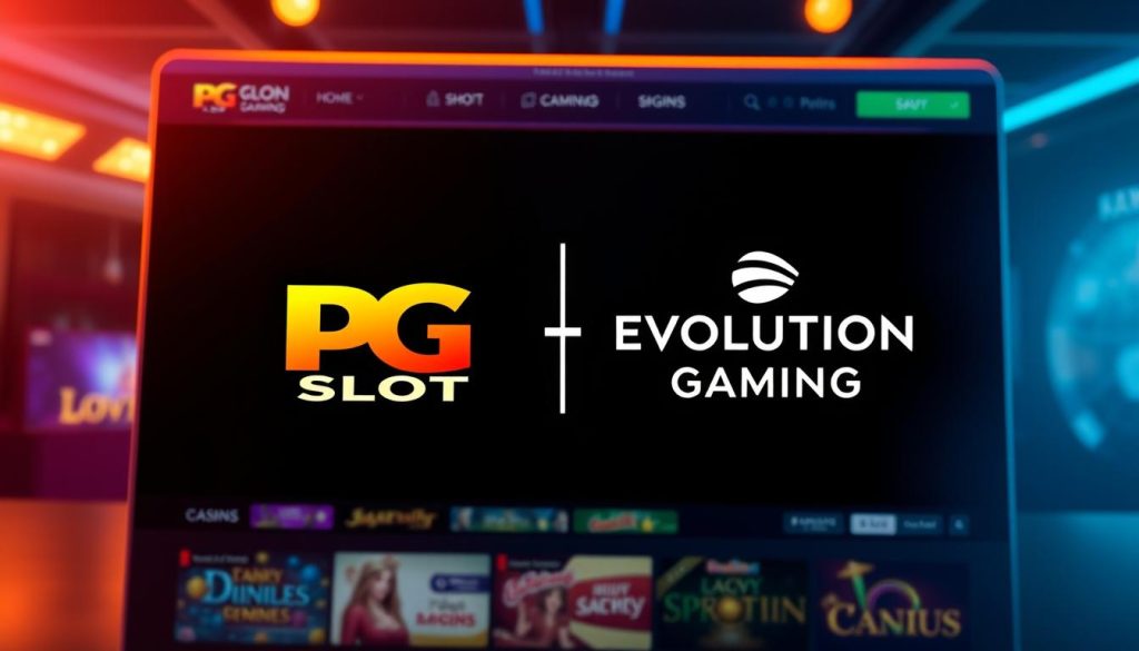 PG Slot และ Evolution Gaming ใน ok casino777